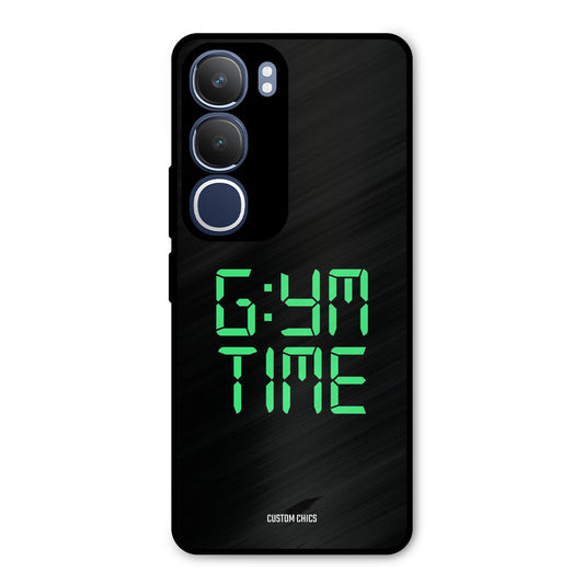 Gym Time Vivo Y29 Mobile Back Cover - Typography PrintShield Case