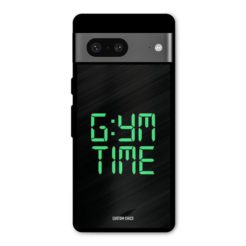 Gym Time Google Pixel 7 Mobile Back Cover - Typography PrintShield Case