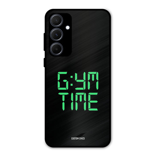 Gym Time Samsung Galaxy A35 5G Mobile Back Cover - Typography PrintShield Case