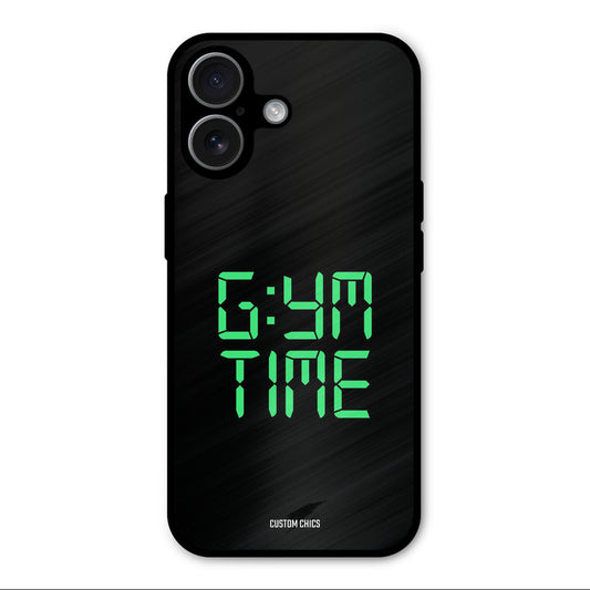 Gym Time iPhone 17 Mobile Back Cover - Typography PrintShield Case