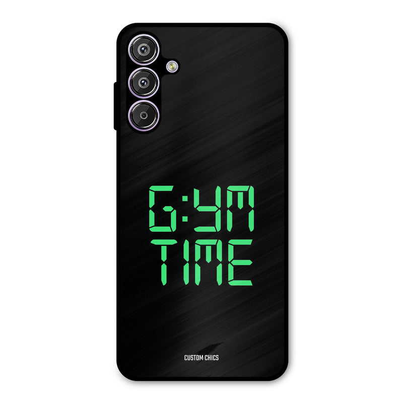 Gym Time Samsung Galaxy F15 Mobile Back Cover - Typography PrintShield Case
