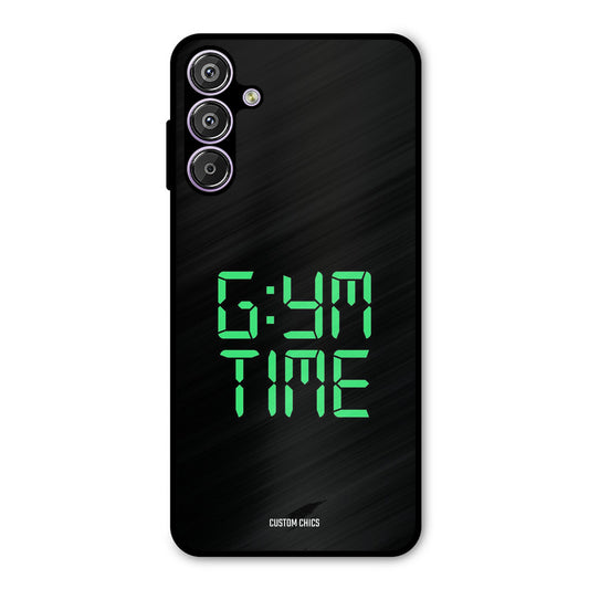 Gym Time Samsung Galaxy F15 Mobile Back Cover - Typography PrintShield Case