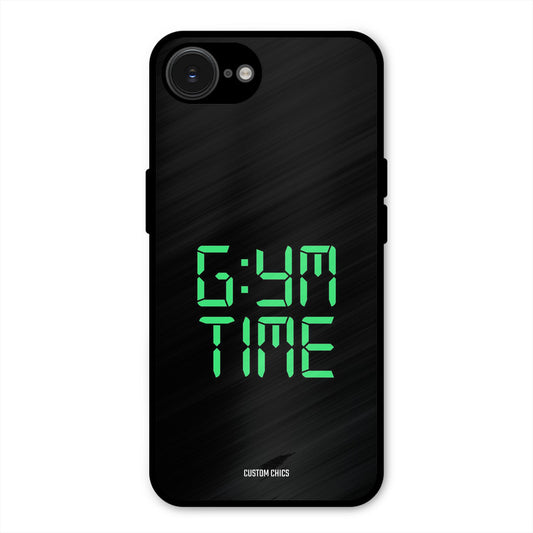 Gym Time iPhone 16e Mobile Back Cover - Typography PrintShield Case
