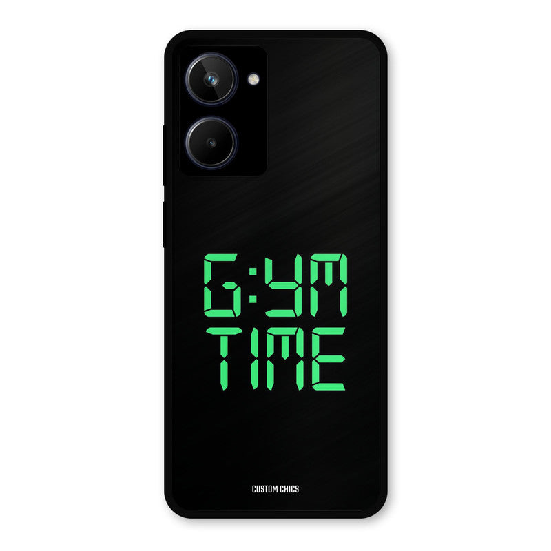 Gym Time Realme 10 Mobile Back Cover - Typography PrintShield Case