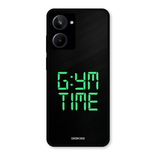 Gym Time Realme 10 Mobile Back Cover - Typography PrintShield Case
