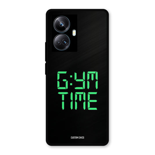 Gym Time Realme 10 Pro Plus Mobile Back Cover - Typography PrintShield Case