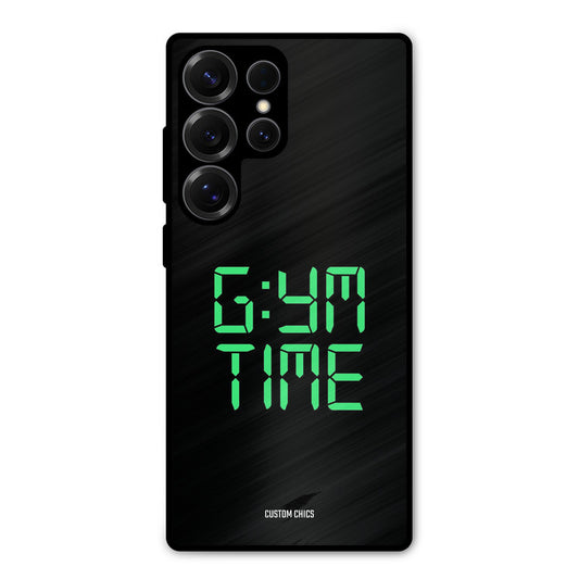 Gym Time Samsung Galaxy S25 Ultra Mobile Back Cover - Typography PrintShield Case