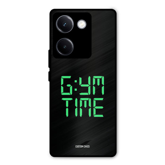 Gym Time Vivo Y300 Plus Mobile Back Cover - Typography PrintShield Case