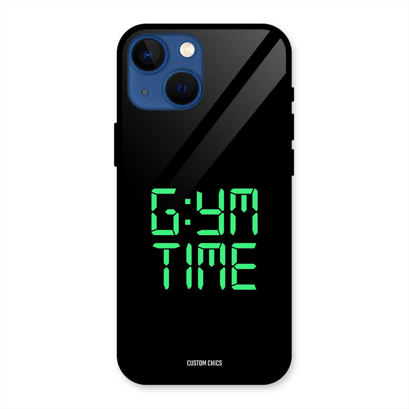 Gym Time iPhone 13 Mini Mobile Back Cover - Typography PrintShield Case