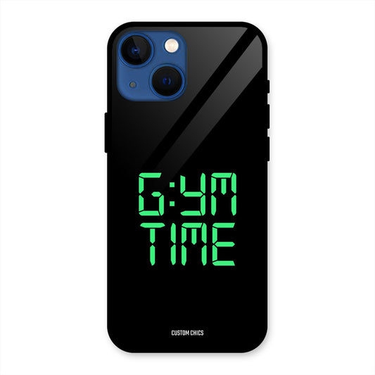 Gym Time iPhone 13 Mini Mobile Back Cover - Typography PrintShield Case