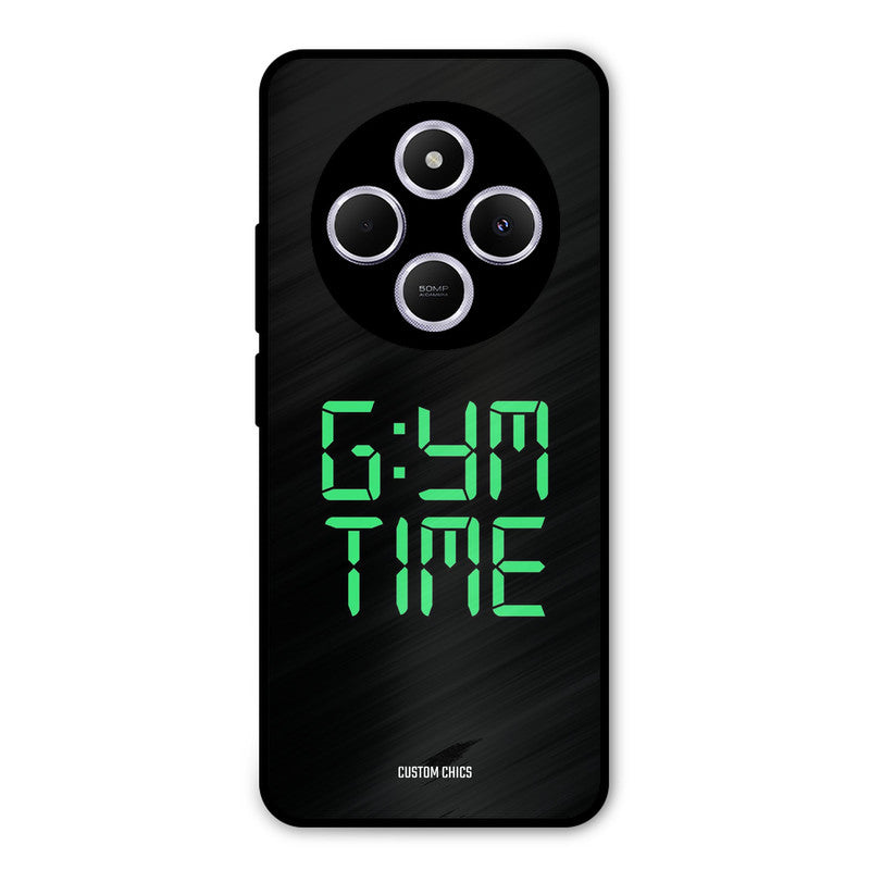 Gym Time Poco M7 Mobile Back Cover - Typography PrintShield Case