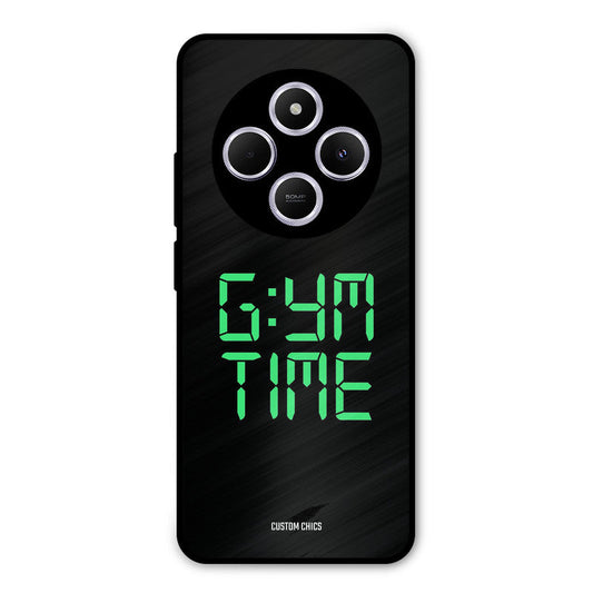 Gym Time Poco M7 Mobile Back Cover - Typography PrintShield Case