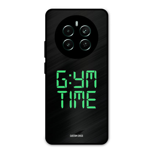 Gym Time Realme 12 Plus Mobile Back Cover - Typography PrintShield Case