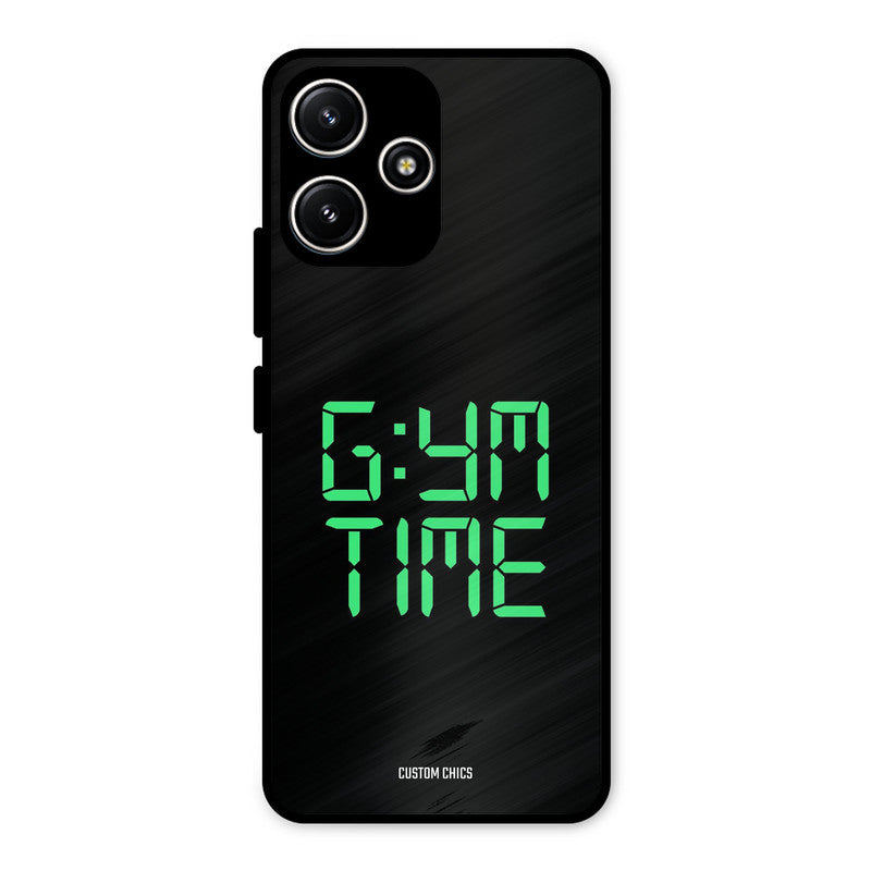 Gym Time Redmi 12 5G Mobile Back Cover - Typography PrintShield Case