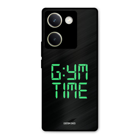 Gym Time Vivo Y200 Pro Mobile Back Cover - Typography PrintShield Case