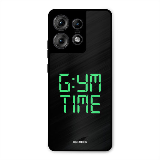 Gym Time Motorola Edge 50 Pro Mobile Back Cover - Typography PrintShield Case
