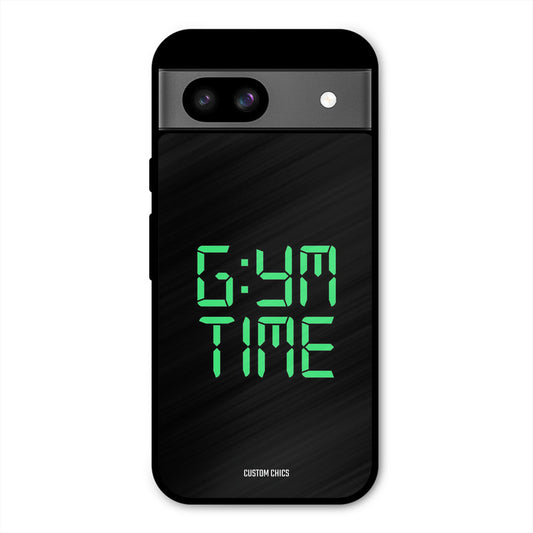Gym Time Google Pixel 8a Mobile Back Cover - Typography PrintShield Case