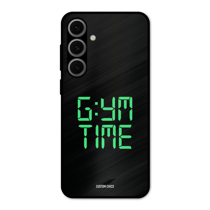 Gym Time Samsung Galaxy S24 Mobile Back Cover - Typography PrintShield Case