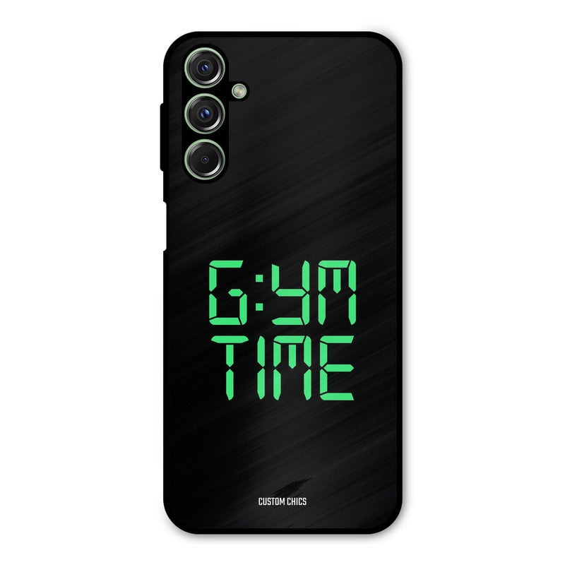 Gym Time Samsung Galaxy M34 Mobile Back Cover - Typography PrintShield Case