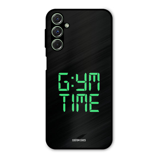 Gym Time Samsung Galaxy M34 Mobile Back Cover - Typography PrintShield Case