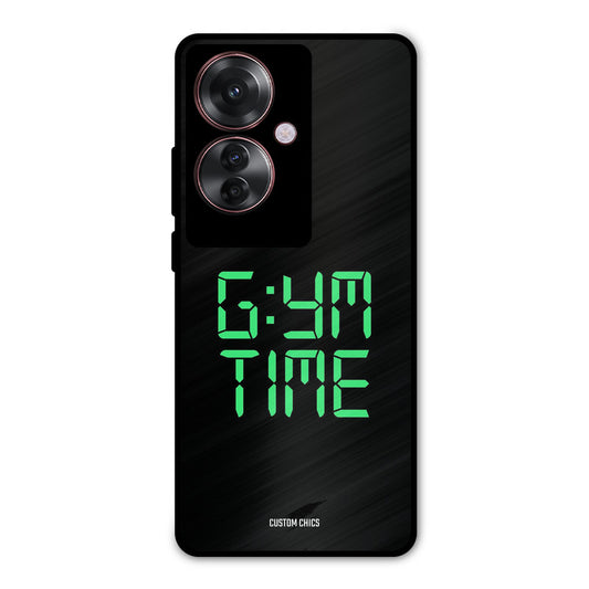 Gym Time Oppo F25 Pro Mobile Back Cover - Typography PrintShield Case