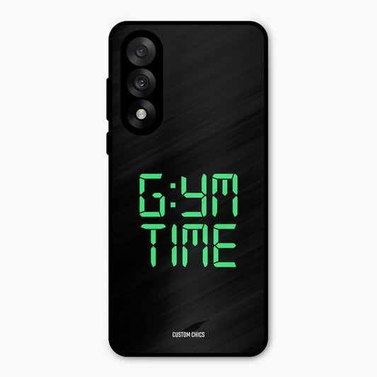 Gym Time Oneplus Nord 5 Mobile Back Cover - Typography PrintShield Case
