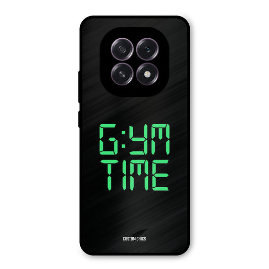 Gym Time Oppo F29 Mobile Back Cover - Typography PrintShield Case