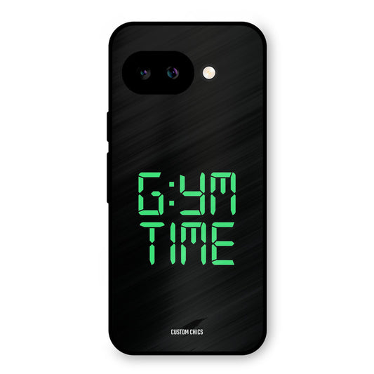 Gym Time Google Pixel 9A Mobile Back Cover - Typography PrintShield Case