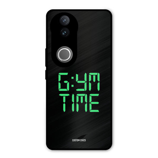 Gym Time iQOO Z10R Mobile Back Cover - Typography PrintShield Case