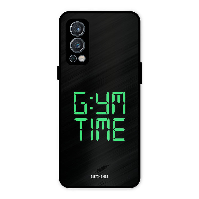 Gym Time OnePlus Nord 2 5G Mobile Back Cover - Typography PrintShield Case