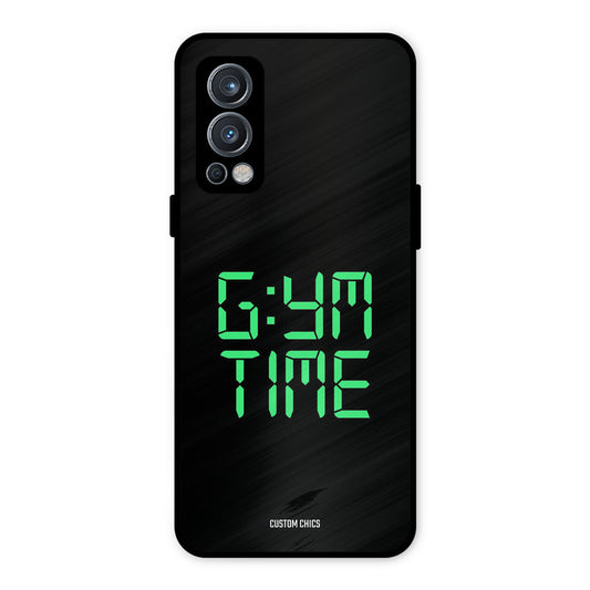 Gym Time OnePlus Nord 2 5G Mobile Back Cover - Typography PrintShield Case