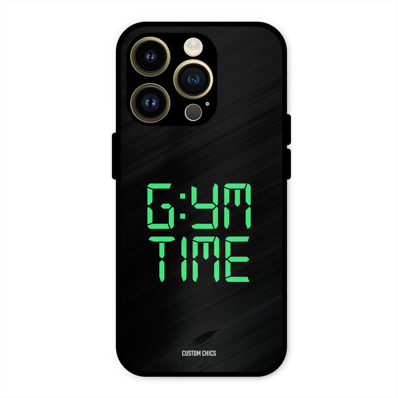 Gym Time iPhone 14 Pro Max Mobile Back Cover - Typography PrintShield Case