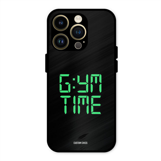 Gym Time iPhone 14 Pro Max Mobile Back Cover - Typography PrintShield Case