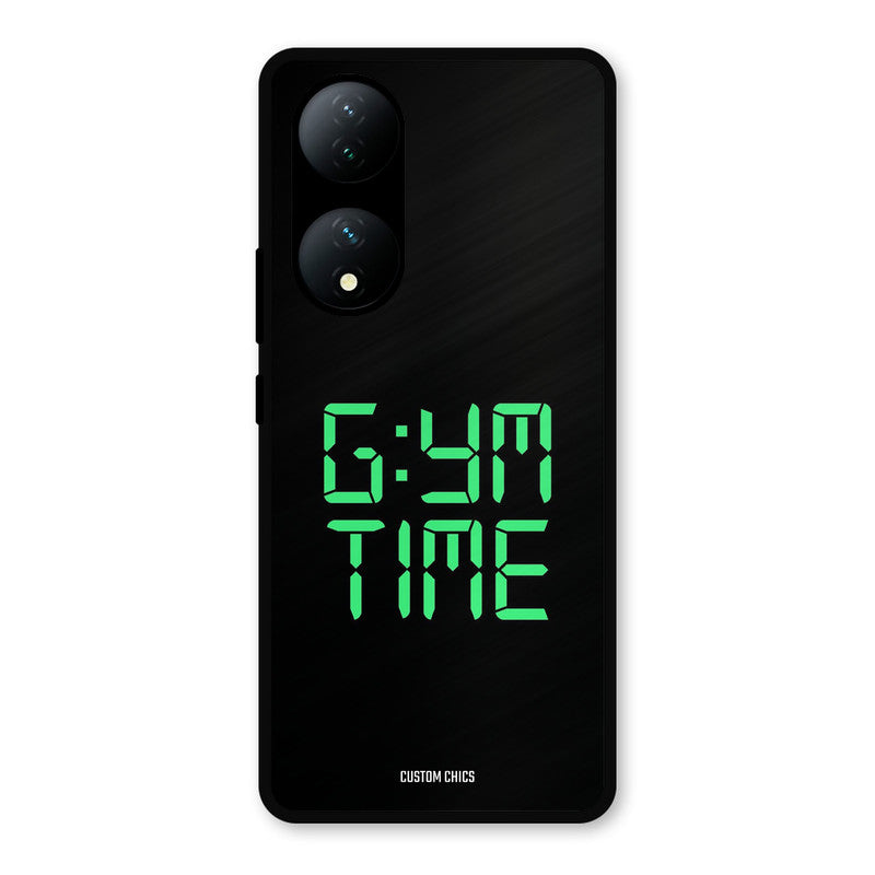 Gym Time Vivo Y100 Mobile Back Cover - Typography PrintShield Case