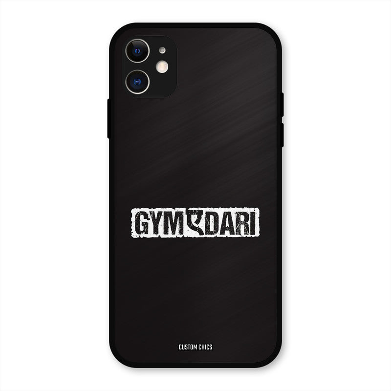 Gymedaari iPhone 11 Mobile Back Cover - Typography PrintShield Case