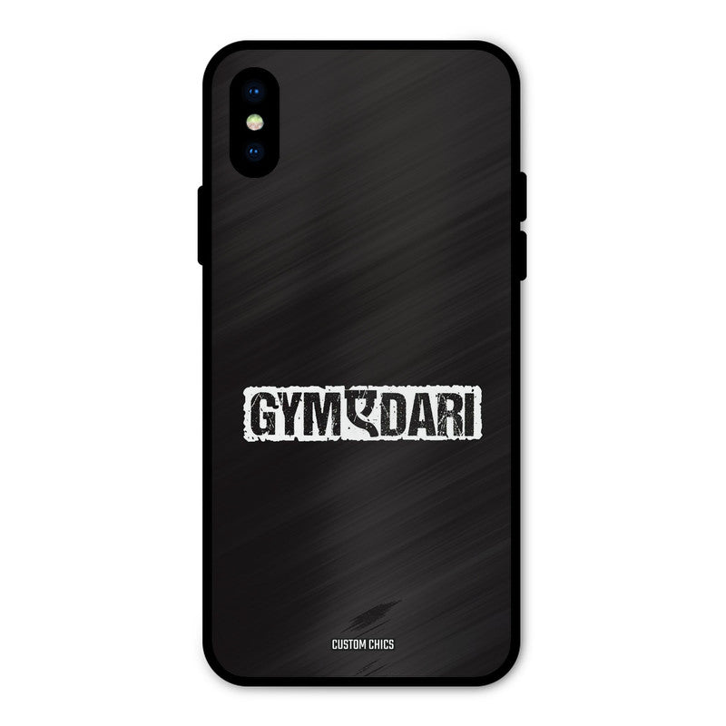 Gymedaari iPhone X Mobile Back Cover - Typography PrintShield Case