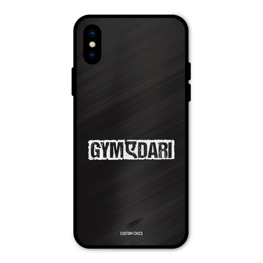 Gymedaari iPhone X Mobile Back Cover - Typography PrintShield Case