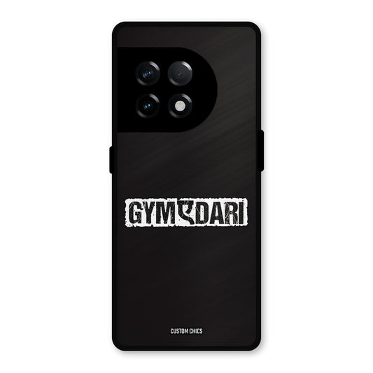 Gymedaari OnePlus 11R Mobile Back Cover - Typography PrintShield Case