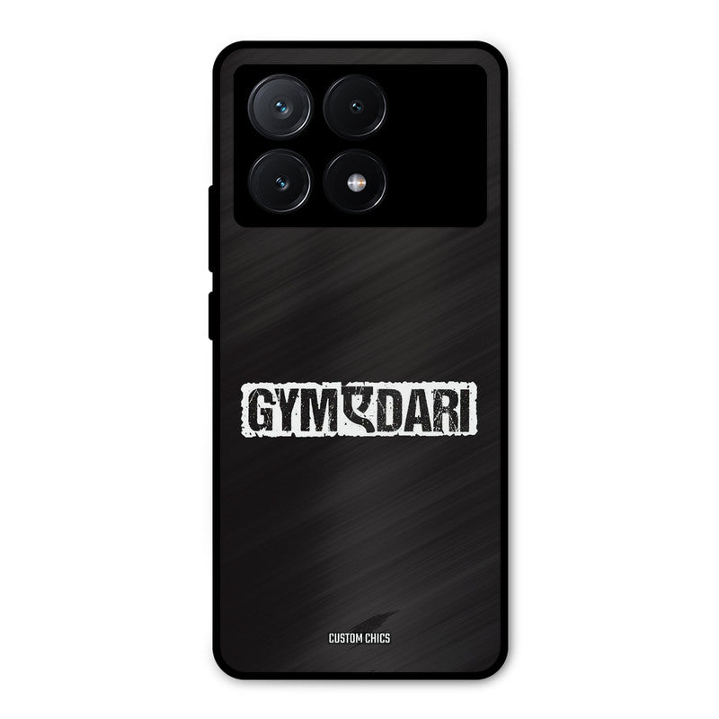 Gymedaari Poco X6 Pro Mobile Back Cover - Typography PrintShield Case