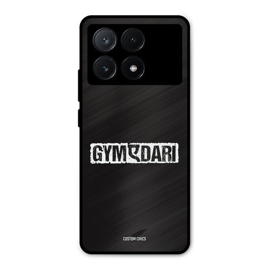 Gymedaari Poco X6 Pro Mobile Back Cover - Typography PrintShield Case