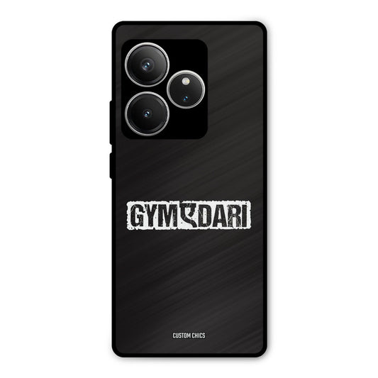 Gymedaari Realme GT 6 Mobile Back Cover - Typography PrintShield Case