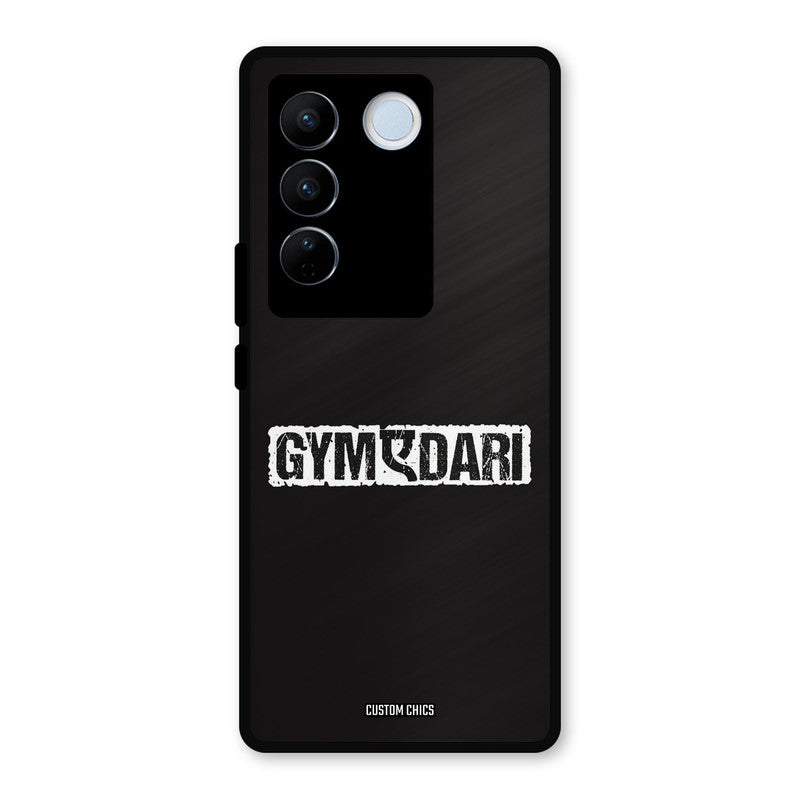 Gymedaari Vivo V27 Pro Mobile Back Cover - Typography PrintShield Case
