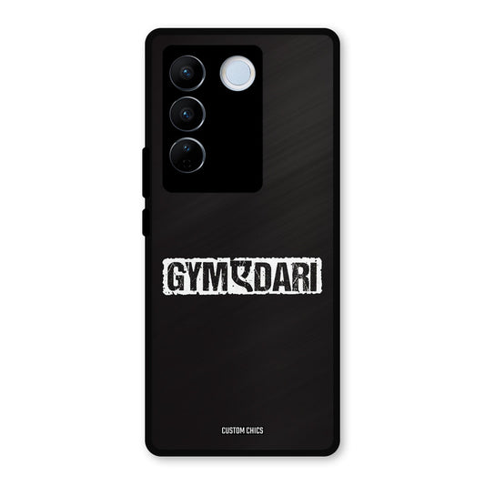 Gymedaari Vivo V27 Pro Mobile Back Cover - Typography PrintShield Case