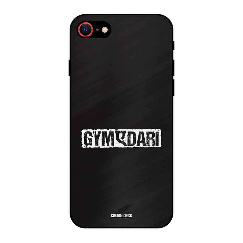 Gymedaari iPhone SE 2020 Mobile Back Cover - Typography PrintShield Case