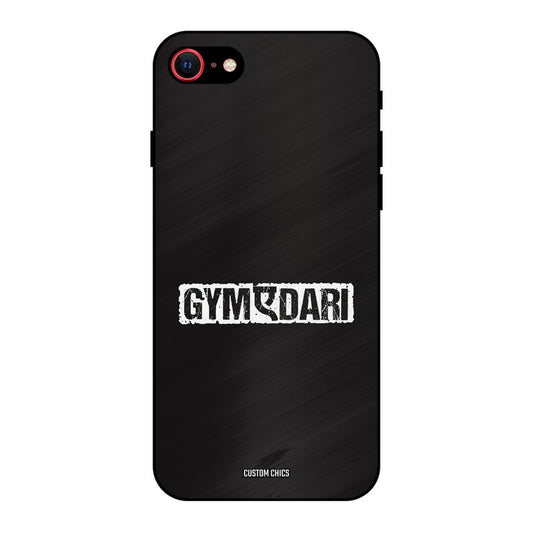 Gymedaari iPhone SE 2020 Mobile Back Cover - Typography PrintShield Case