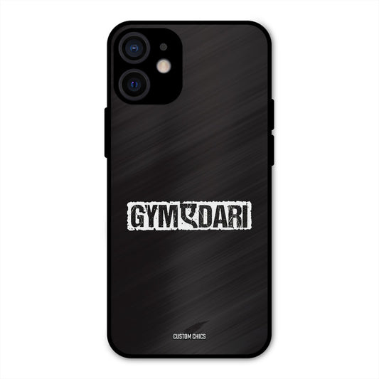 Gymedaari iPhone 12 Mini Mobile Back Cover - Typography PrintShield Case