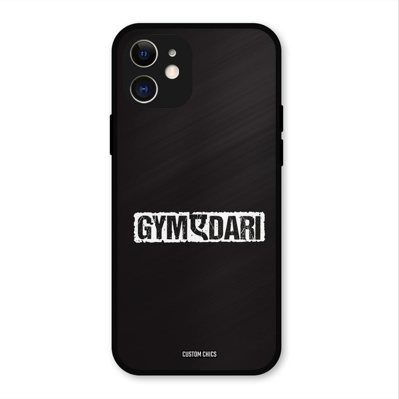 Gymedaari iPhone 12 Mobile Back Cover - Typography PrintShield Case