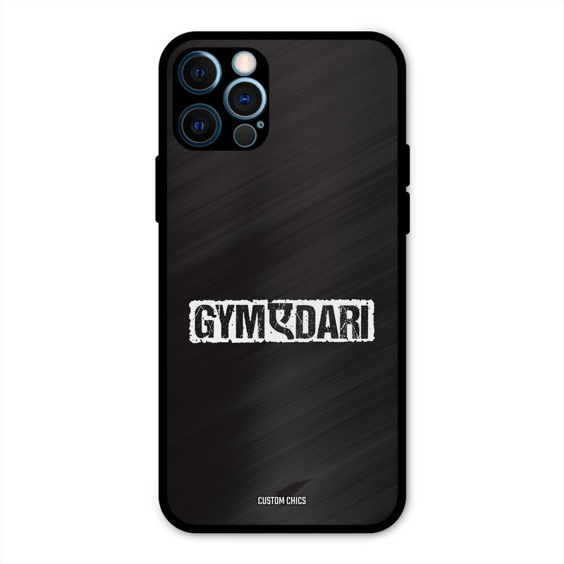 Gymedaari iPhone 12 Pro Mobile Back Cover - Typography PrintShield Case