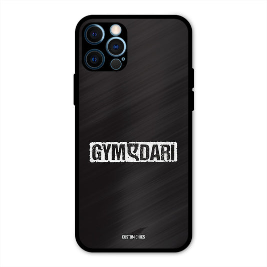 Gymedaari iPhone 12 Pro Mobile Back Cover - Typography PrintShield Case