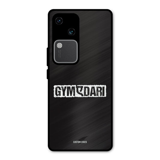 Gymedaari Vivo V30 Mobile Back Cover - Typography PrintShield Case